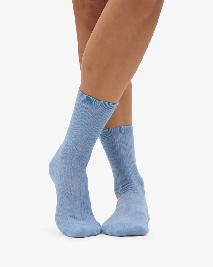 Classic Organic Bio-Socken für Damen – Stahlblau