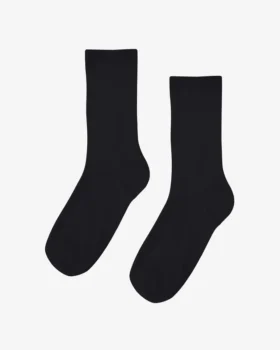 Classic Organic Bio-Socken für Damen – Tiefschwarz