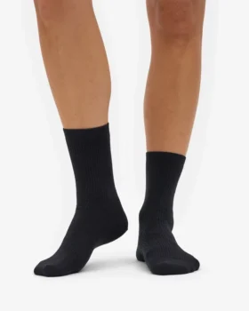 Classic Organic Bio-Socken für Damen – Tiefschwarz