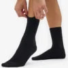 Classic Organic Bio-Socken für Damen – Tiefschwarz