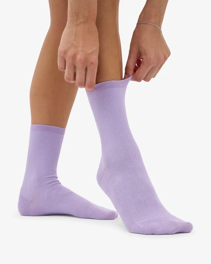 Classic Organic Bio-Socken für Damen – Zartes Lavendel