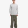 Classic Organic Bio-T-Shirt mit Rundhalsausschnitt – Ausgewaschenes Grau