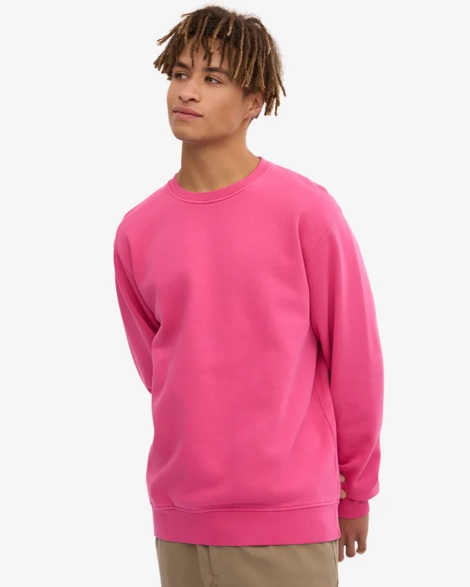 Classic Organic Bio-T-Shirt mit Rundhalsausschnitt – Bubblegum-Rosa