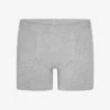 Classic Organic Boxershorts – Meliert-Grau