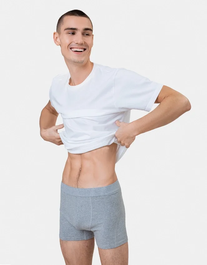 Classic Organic Boxershorts – Marineblau