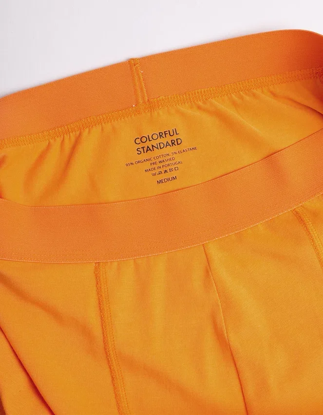 Classic Organic Boxershorts – Sonniges Orange