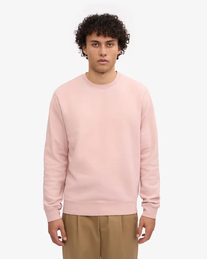 Classic Organic Crew – Blassrosa