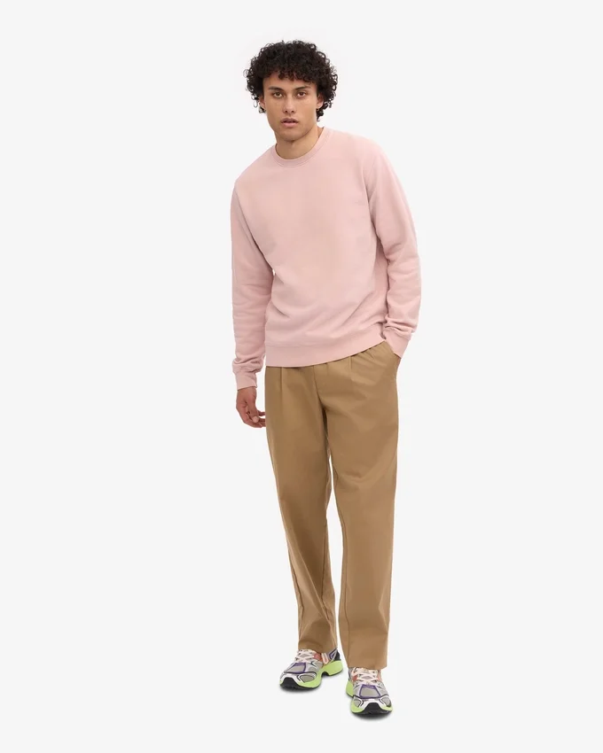 Classic Organic Crew – Blassrosa