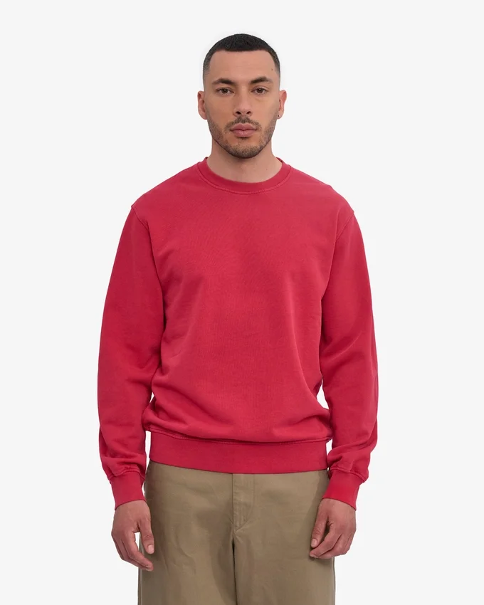 Classic Organic Crew – Faded Red