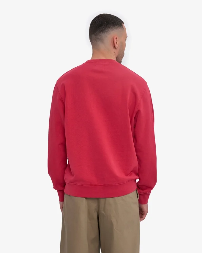Classic Organic Crew – Faded Red