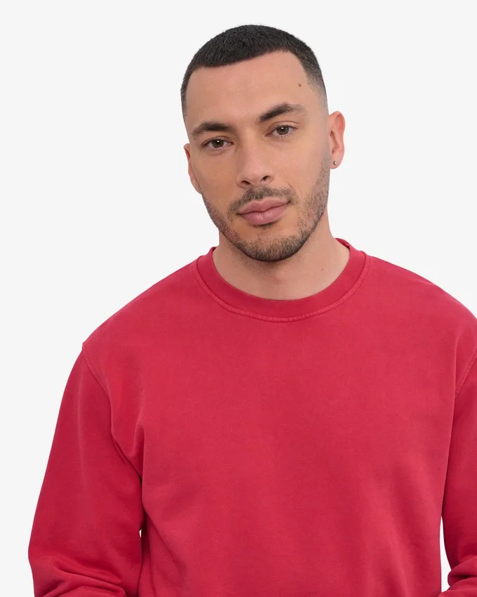 Classic Organic Crew – Faded Red