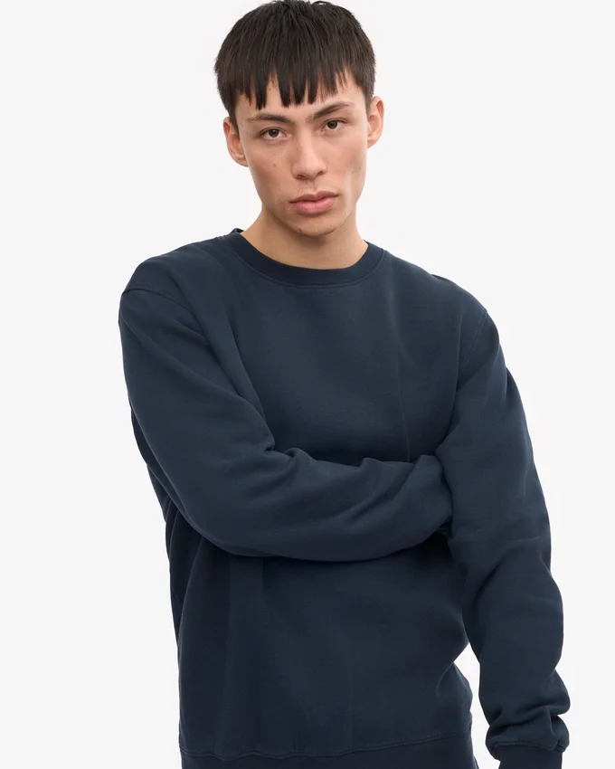 Classic Organic Crew – Marineblau