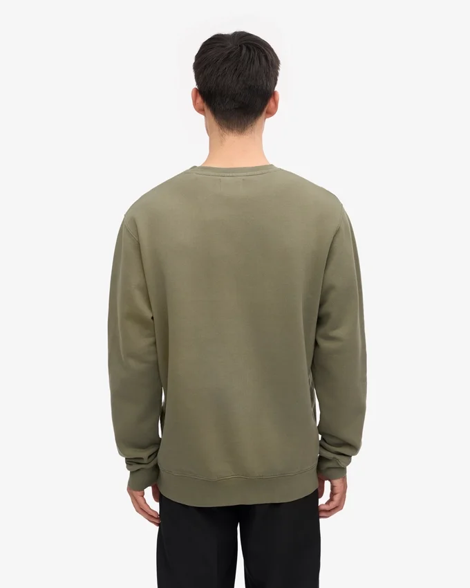 Classic Organic Crew – Staubiges Oliv