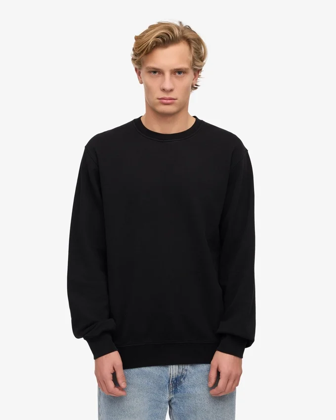 Classic Organic Crew – Tiefschwarz