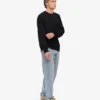 Classic Organic Crew – Tiefschwarz