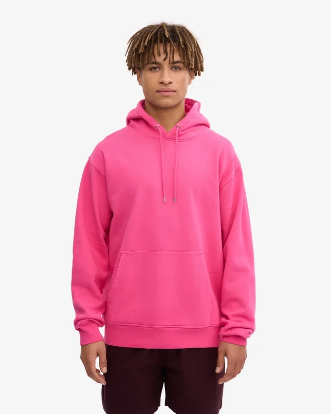 Classic Organic Hood – Bubblegum-Pink