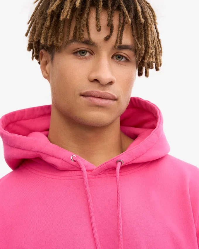 Classic Organic Hood – Bubblegum-Pink