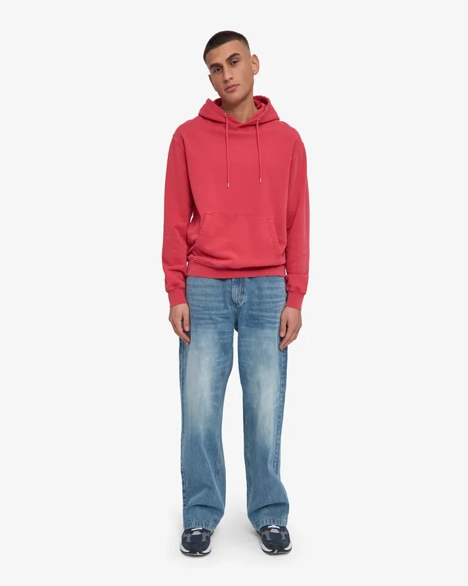 Classic Organic Hood – Verwaschenes Rot