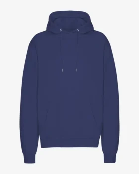 Classic Organic Kapuzenjacke – Marineblau