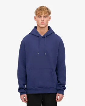 Classic Organic Kapuzenjacke – Marineblau