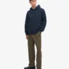 Classic Organic Kapuzenjacke – Marineblau