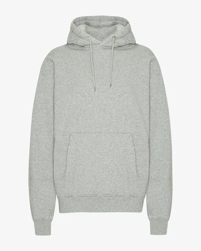 Classic Organic Kapuzenjacke – Meliergrau