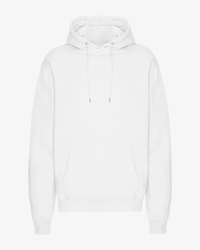 Classic Organic Kapuzenjacke – Optisches Weiß