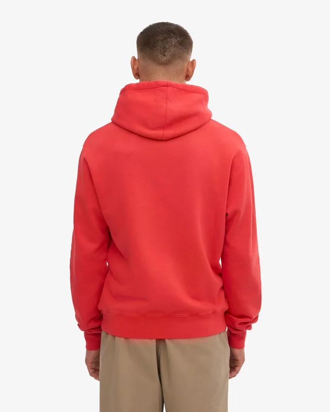 Classic Organic Kapuzenjacke – Red Tangerine