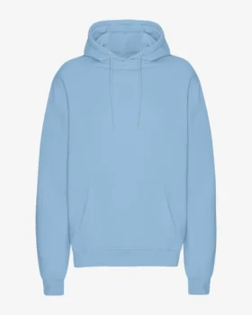 Classic Organic Kapuzenjacke – Seaside-Blau