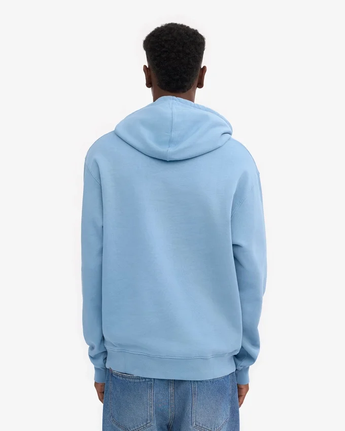 Classic Organic Kapuzenjacke – Seaside-Blau
