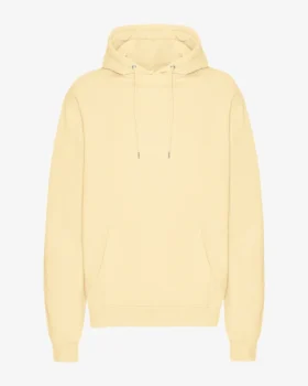Classic Organic Kapuzenjacke – Soft Yellow