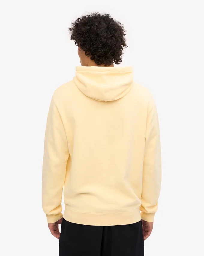 Classic Organic Kapuzenjacke – Soft Yellow