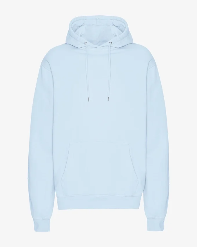 Classic Organic Kapuzenmütze – Polar-Blau