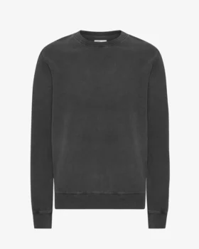 Classic Organic Runder-Ausschnitt – Verwaschenes Schwarz