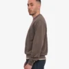 Classic Organic Shirt mit Rundhalsausschnitt – Ausgewaschenes Schlammgrau