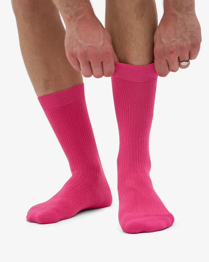 Classic Organic Socken – Bubblegum-Pink