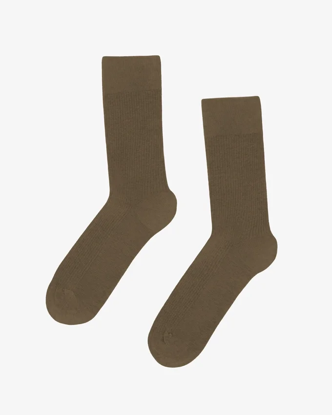 Classic Organic Socken – Dusty Olive