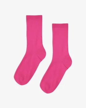 Classic Organic Socken für Damen – Bubblegum-Pink