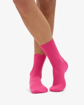 Classic Organic Socken für Damen – Bubblegum-Pink
