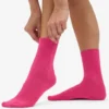 Classic Organic Socken für Damen – Bubblegum-Pink