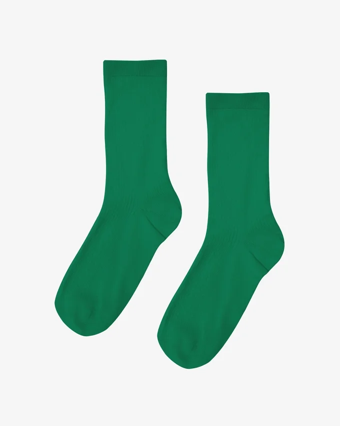 Classic Organic Socken für Damen – Kellygrün