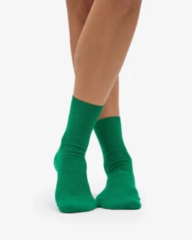 Classic Organic Socken für Damen – Kellygrün