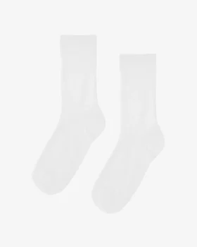 Classic Organic Socken für Damen – Optisches Weiß