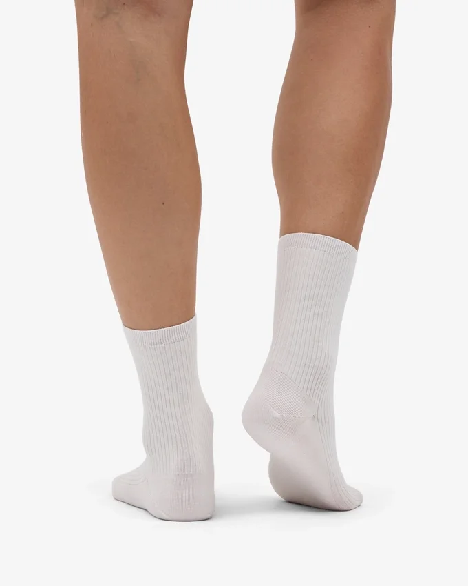 Classic Organic Socken für Damen – Optisches Weiß