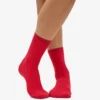 Classic Organic Socken für Damen – Scharlachrot