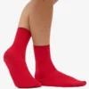 Classic Organic Socken für Damen – Scharlachrot