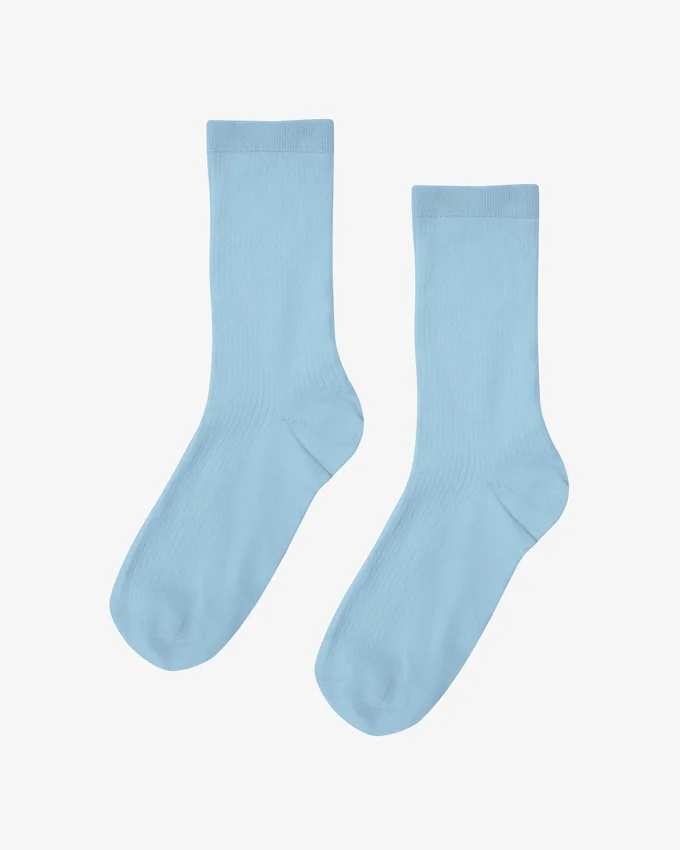 Classic Organic Socken für Damen – Seaside Blue