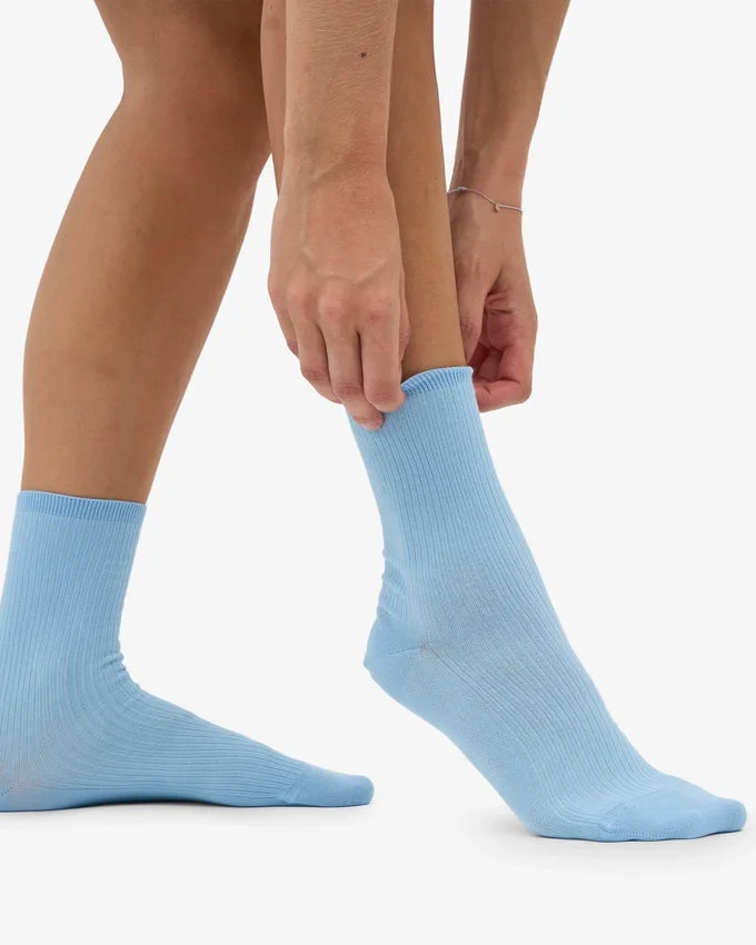 Classic Organic Socken für Damen – Seaside Blue