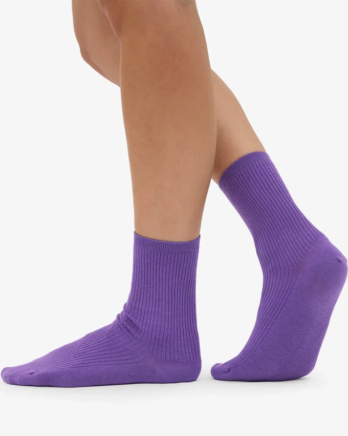 Classic Organic Socken für Damen – Ultraviolett