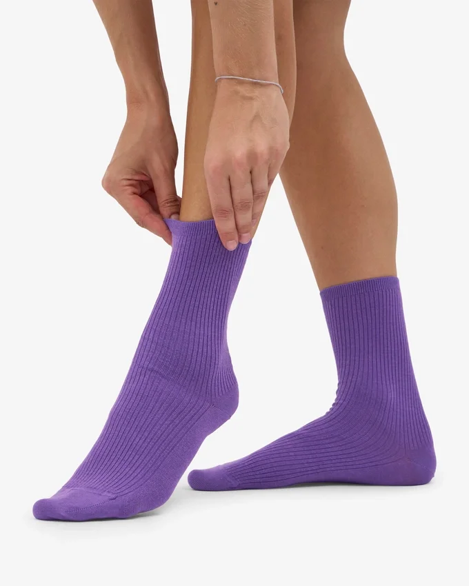Classic Organic Socken für Damen – Ultraviolett